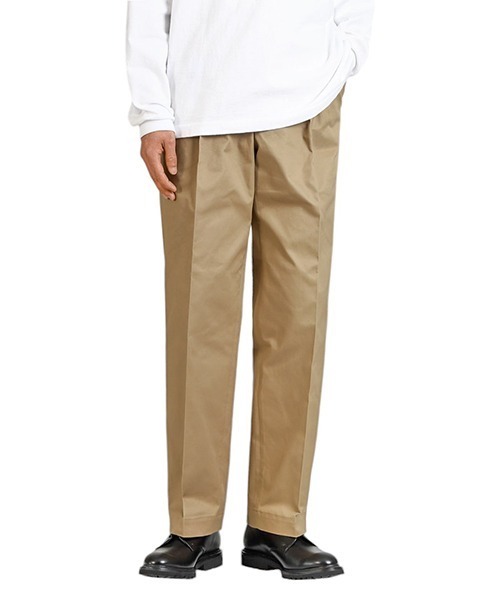 Scye（サイ）の「Scye / サイ ベーシックス：San Joaquin Cotton Pleated Trousers：5125-81507[MUS]（チノパンツ・メンズ・ベージュ・38/36）」の6枚目の写真