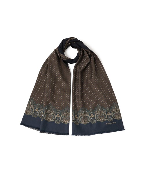 Holliday & Brown for BEAMS Fリバーシブルストール BEAMS F（ビームスエフ）の「Holliday & Brown / リバーシブル