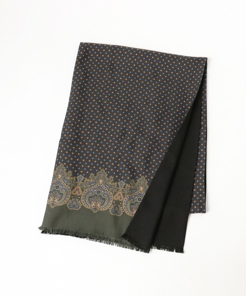 Holliday & Brown リバーシブル ストール 買うファッション - Holliday & Brown リバーシブル ペイズリー