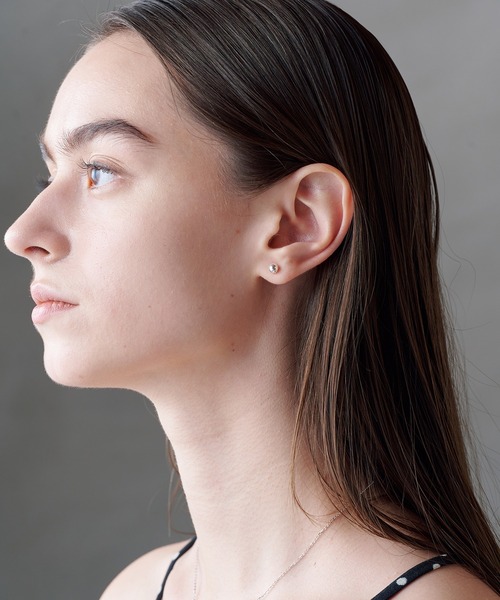 ALLURELLE(アリュレル)の「【ALLURELLE】 silver925 ボールピアス KNF-TP ※(ピアス(両耳用)・レディース・シルバー/ゴールド・FREE)」の12枚目の写真