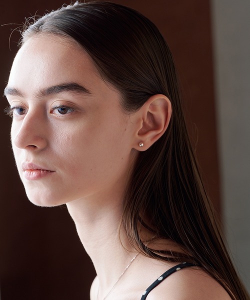 ALLURELLE(アリュレル)の「【ALLURELLE】 silver925 ボールピアス KNF-TP ※(ピアス(両耳用)・レディース・シルバー/ゴールド・FREE)」の11枚目の写真