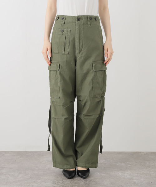 Nigel Cabourn(ナイジェルケーボン)の「Nigel Cabourn/ナイジェルケーボン ARMY CARGO パンツ(カーゴパンツ・レディース・カーキ・MEDIUM)」の13枚目の写真