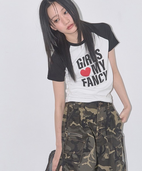 FANCY CLUBのGirls My Fancy Tee 全2色 FANCY CLUB tシャツ 「FANCY CLUB」GIRLS MY TEE レディース