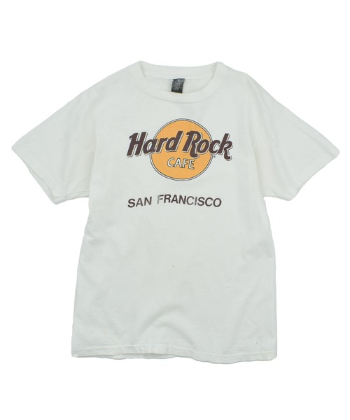 LABORATORY R(ラボラトリーアール)の「【ヴィンテージ古着】90’s HARD ROCK CAFE 企業ロゴ Tシャツ(Tシャツ/カットソー・メンズ・ホワイト・SMALL)」の1枚目の写真