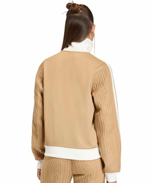 adidas（アディダス）の「adidas KNIT CLASSIC TT / アディダス ニット クラシック トラック トップ（その他トップス・レディース・ブラウン・L/M/S）」の9枚目の写真