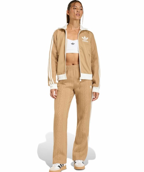 adidas（アディダス）の「adidas KNIT CLASSIC TT / アディダス ニット クラシック トラック トップ（その他トップス・レディース・ブラウン・L/M/S）」の10枚目の写真