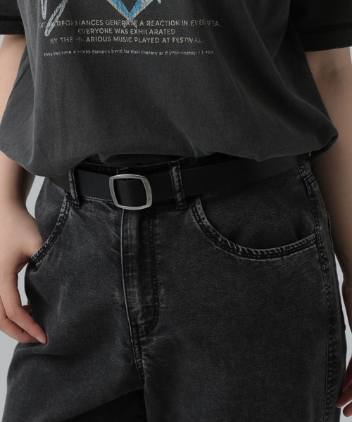 LEPSIM（レプシィム）の「リバーシブルピンレスベルト《28mm》　492708（ベルト・レディース・ブラック・ONE SIZE）」の3枚目の写真