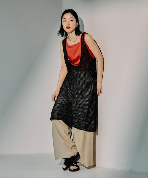 LEPSIM（レプシィム）の「アソートメッシュノースリワンピース　497479（ワンピース・レディース・ブラック系その他/ブラック・FREE）」の5枚目の写真