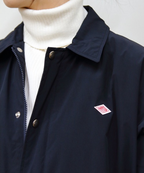 DANTON（ダントン）の「DANTON/ダントン　コーチジャケット　INSULATION COACH JACKET　DT-A0716 PNT（ナイロンジャケット・メンズ・ネイビー/ダークオリーブ・42/40/38）」の3枚目の写真