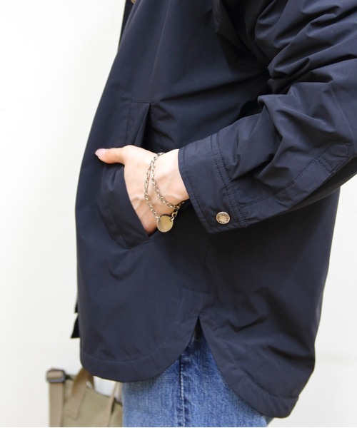DANTON（ダントン）の「DANTON/ダントン　コーチジャケット　INSULATION COACH JACKET　DT-A0716 PNT（ナイロンジャケット・メンズ・ネイビー/ダークオリーブ・42/40/38）」の5枚目の写真