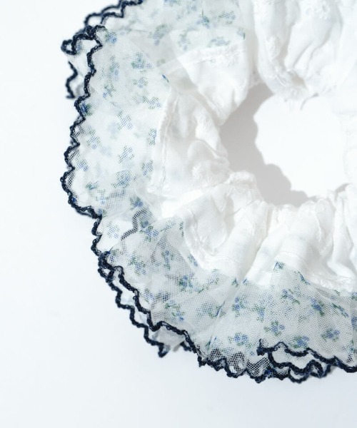 flower（フラワー）の「レースコンビシュシュ（シュシュ・レディース・ネイビー/レッド・FREE）」の12枚目の写真