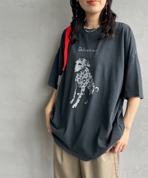 [REMI RELIEF/レミレリーフ] 別注 ビッグシルエット SP加工プリントTシャツ