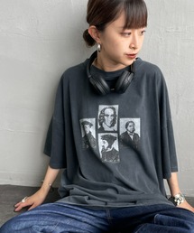 [REMI RELIEF/レミレリーフ] 別注 ビッグシルエット SP加工プリントTシャツ