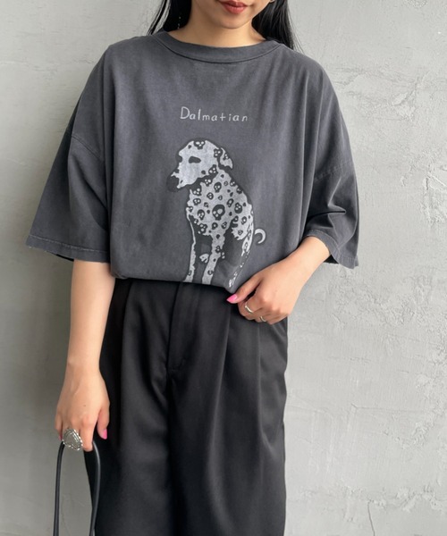 REMI RELIEF（レミレリーフ）の「[REMI RELIEF/レミレリーフ] 別注 ビッグシルエット SP加工プリントTシャツ（Tシャツ/カットソー・レディース・A/B/C・M/S）」の22枚目の写真