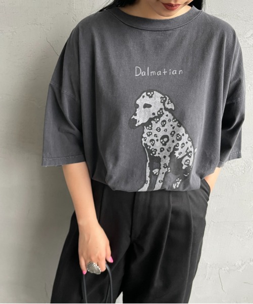 REMI RELIEF（レミレリーフ）の「[REMI RELIEF/レミレリーフ] 別注 ビッグシルエット SP加工プリントTシャツ（Tシャツ/カットソー・レディース・A/B/C・M/S）」の21枚目の写真