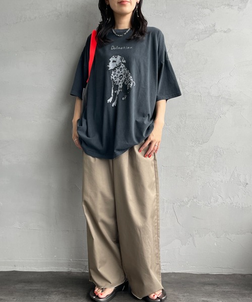 REMI RELIEF（レミレリーフ）の「[REMI RELIEF/レミレリーフ] 別注 ビッグシルエット SP加工プリントTシャツ（Tシャツ/カットソー・レディース・A/B/C・M/S）」の16枚目の写真