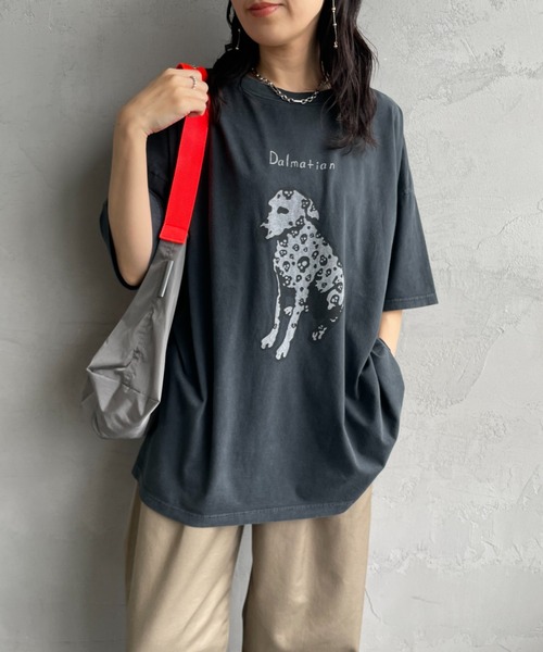 REMI RELIEF（レミレリーフ）の「[REMI RELIEF/レミレリーフ] 別注 ビッグシルエット SP加工プリントTシャツ（Tシャツ/カットソー・レディース・A/B/C・M/S）」の13枚目の写真