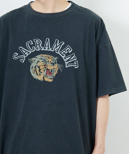 REMI RELIEF（レミレリーフ）の「[REMI RELIEF/レミレリーフ] 別注 ビッグシルエット SP加工プリントTシャツ（Tシャツ/カットソー・レディース・A/B/C・M/S）」の12枚目の写真