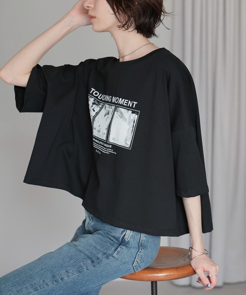 セール】フォトプリントオーバーサイズTシャツ（Tシャツ