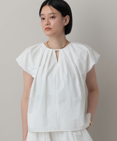 A part by(アパートバイ)の「ソデバルーンセットアップ(パンツドレス・レディース・アイボリー/ブラック・FREE)」の20枚目の写真