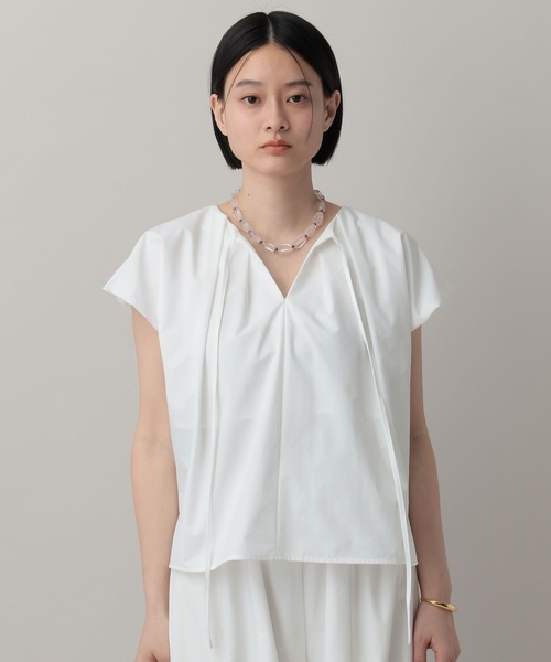 A part by(アパートバイ)の「ソデバルーンセットアップ(パンツドレス・レディース・アイボリー/ブラック・FREE)」の18枚目の写真