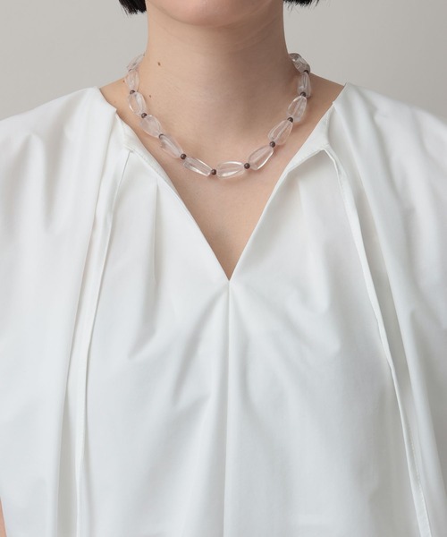 A part by(アパートバイ)の「ソデバルーンセットアップ(パンツドレス・レディース・アイボリー/ブラック・FREE)」の15枚目の写真