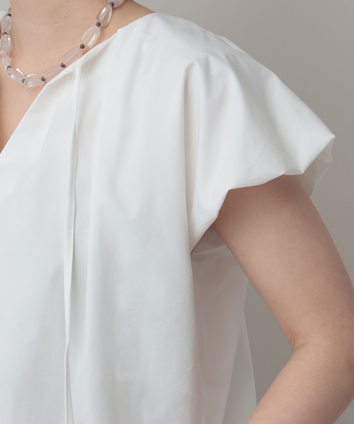 A part by(アパートバイ)の「ソデバルーンセットアップ(パンツドレス・レディース・アイボリー/ブラック・FREE)」の14枚目の写真