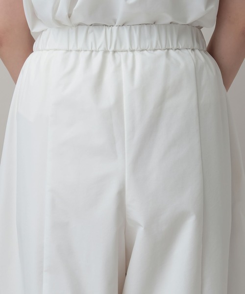 A part by(アパートバイ)の「ソデバルーンセットアップ(パンツドレス・レディース・アイボリー/ブラック・FREE)」の5枚目の写真