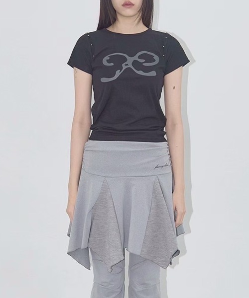 [FANCY CLUB] Tシャツ 半袖 ETERNAL STUD TEE (2color) FANCY CLUB】ETERNAL STUD TEE（Tシャツ/カットソー）｜FANCY