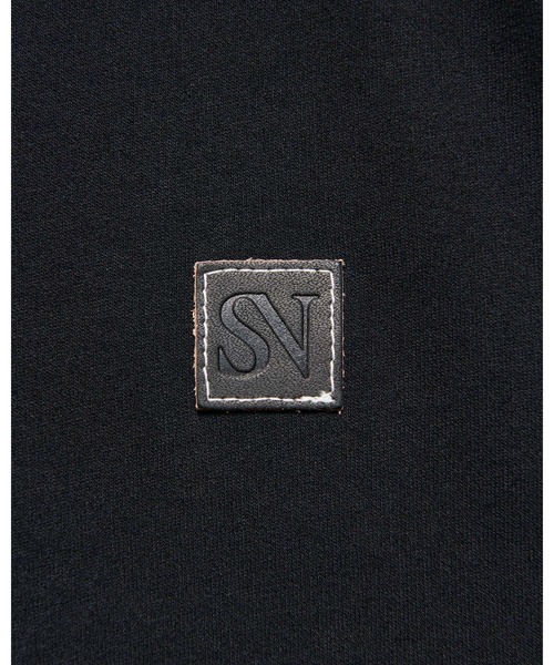 SOPHNET.（ソフネット）の「LEATHER PATCH WIDE TEE（Tシャツ/カットソー・メンズ・カーキ/ライトブルー/ホワイト/ブラック・2/4/3/1/5）」の8枚目の写真