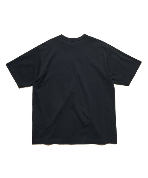 SOPHNET.（ソフネット）の「LEATHER PATCH WIDE TEE（Tシャツ/カットソー・メンズ・カーキ/ライトブルー/ホワイト/ブラック・2/4/3/1/5）」の10枚目の写真