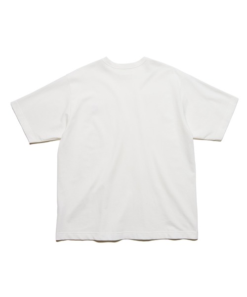 SOPHNET.（ソフネット）の「LEATHER PATCH WIDE TEE（Tシャツ/カットソー・メンズ・カーキ/ライトブルー/ホワイト/ブラック・2/4/3/1/5）」の17枚目の写真