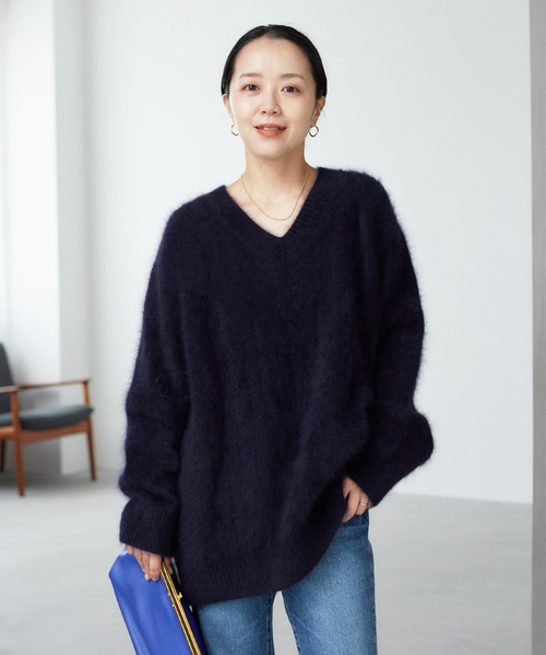 セール/ブランド古着】Vネックニット（ニット/セーター）｜Plage