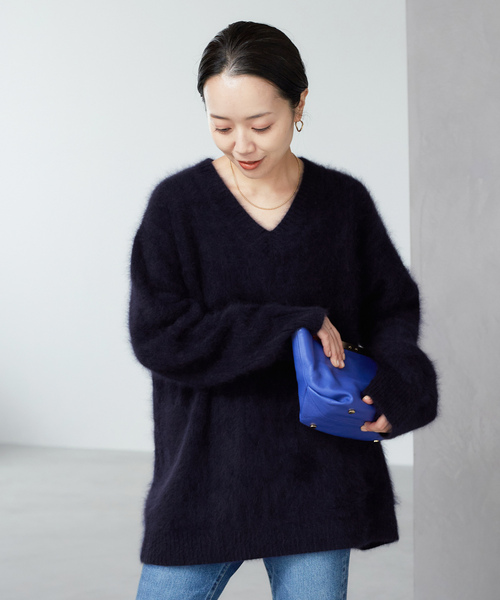 セール/ブランド古着】Vネックニット（ニット/セーター）｜Plage