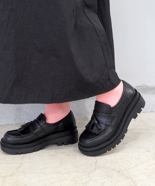 byあしながおじさん（バイアシナガオジサン）の「キルトタッセルローファー　8510135（ローファー・レディース・ダークブラウン/ブラック/ワイン・S/M/L/LL）」の4枚目の写真