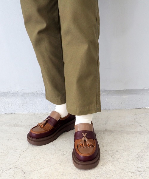 byあしながおじさん（バイアシナガオジサン）の「キルトタッセルローファー　8510135（ローファー・レディース・ダークブラウン/ブラック/ワイン・S/M/L/LL）」の22枚目の写真