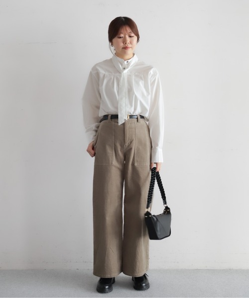 ソフトTC ボウタイブラウス | NOMBRE IMPAIR