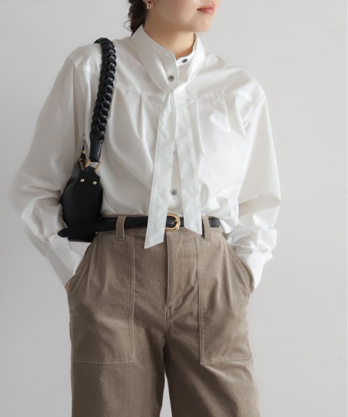 ソフトTC ボウタイブラウス | NOMBRE IMPAIR