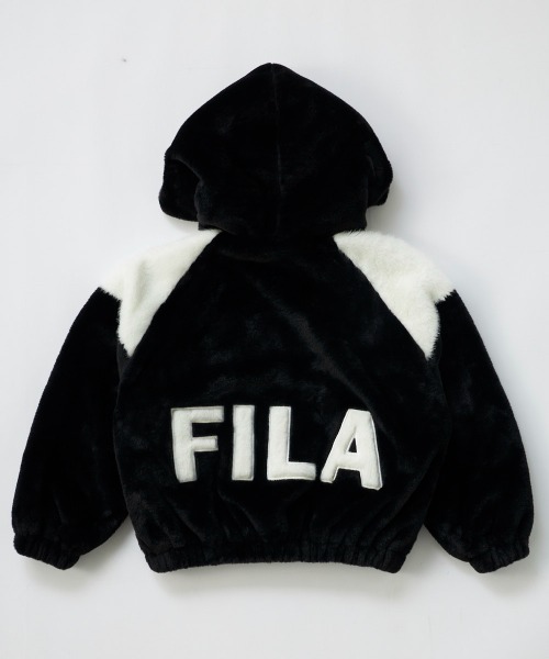 FILA(フィラ)の「ボアジャケット(その他アウター・キッズ・ラベンダー/ベージュ/サックスブルー/ブラック・170/160/150/140/130)」の15枚目の写真