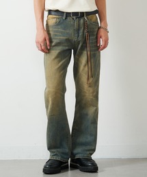 HAUS（ハウス）の「【HAUS】セミフレアグラデーションデニム ABM21631（デニムパンツ）」