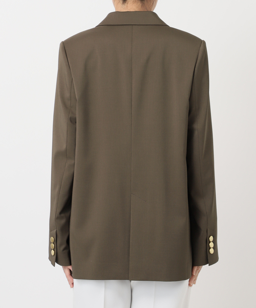 【 完売品 】エステルツイルピークドラペルジャケット 34サイズ ブラウン エステルツイルピークドラペルジャケット（テーラードジャケット