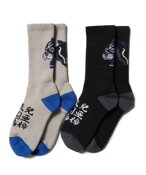 VIRGOwearworks（ヴァルゴウェアワークス）の「PANTHER SPIRIT SOCKS（ソックス/靴下・メンズ・ブラック系その他/グレー系その他・FREE）」の3枚目の写真