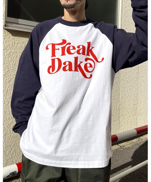 RGY(アールジーワイ)の「【RGY】FREAK DAKE ラグランロンT(Tシャツ/カットソー・メンズ・ブラック/ネイビー/バーガンディー・LARGE/X-LARGE/MEDIUM)」の13枚目の写真