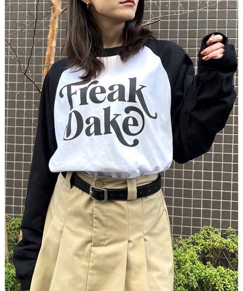 RGY(アールジーワイ)の「【RGY】FREAK DAKE ラグランロンT(Tシャツ/カットソー・メンズ・ブラック/ネイビー/バーガンディー・LARGE/X-LARGE/MEDIUM)」の15枚目の写真