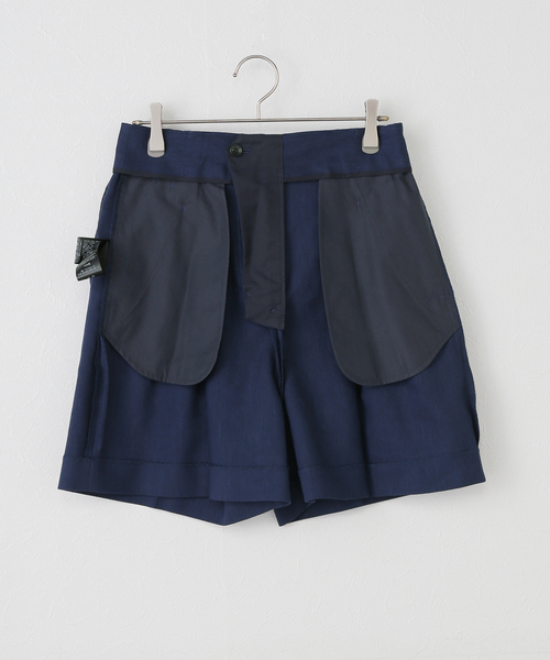 IENA(イエナ)の「リネンミックスショートパンツ(その他パンツ・レディース・ネイビー/ベージュ・38/36/34)」の9枚目の写真