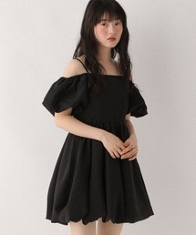 Heather | オフショルバルーンミニワンピース 576807(ワンピース)