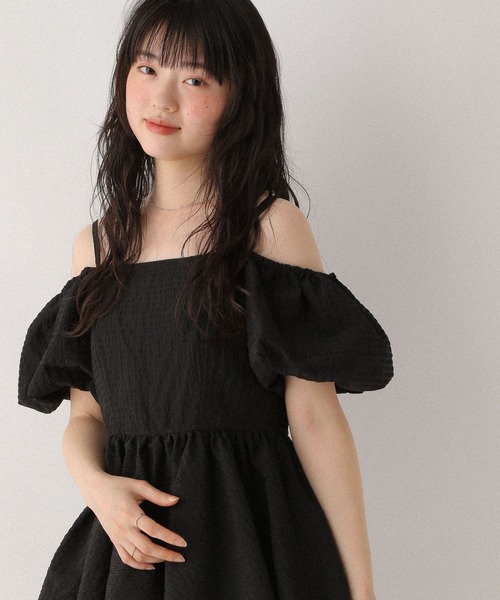 Heather（ヘザー）の「オフショルバルーンミニワンピース　576807（ワンピース・レディース・オフホワイト/ブラック/ホワイト系その他・FREE）」の20枚目の写真