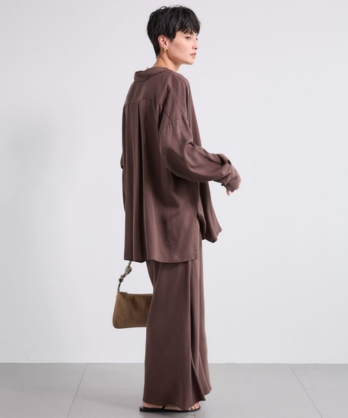 BARNYARDSTORM(バンヤードストーム)の「BARNYARDSTORM / フィブリルスカート<セットアップ対応>(スカート・レディース・カーキ/ブラウン・S/M)」の7枚目の写真