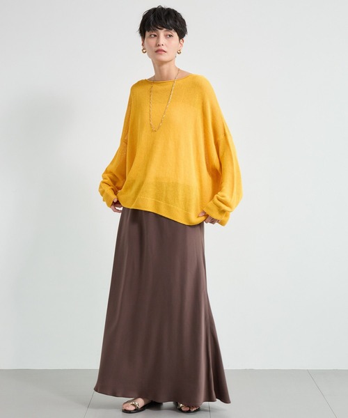 BARNYARDSTORM(バンヤードストーム)の「BARNYARDSTORM / フィブリルスカート<セットアップ対応>(スカート・レディース・カーキ/ブラウン・S/M)」の8枚目の写真