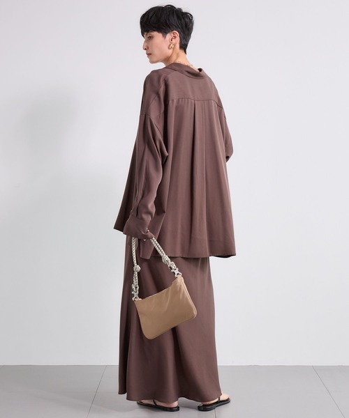 BARNYARDSTORM(バンヤードストーム)の「BARNYARDSTORM / フィブリルスカート<セットアップ対応>(スカート・レディース・カーキ/ブラウン・S/M)」の18枚目の写真